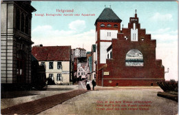 Helgoland, Königlich Biologische Anstalt Und Aquarium (Gelaufen 1915) - Helgoland