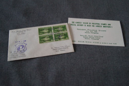 RARE,Philippines,timbres Sur Enveloppe,belle Oblitérations,1945, Pour Collection - Philippines