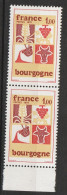 N° 1848 Téguins: Bourgogne: Belle Paire De 2 Timbres Neuf Impeccble, Beaux Timbres Neuf Impréccable - Ongebruikt