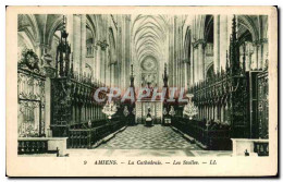 CPA Amiens La Cathedrale Les Stalles - Amiens