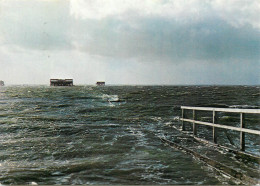 Navigation Sailing Vessels & Boats Themed Postcard Nordseeheil Und Schwefelbad St. Peter Ording - Zeilboten