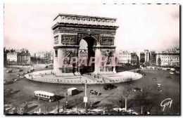 CPA Paris Et Ses Mervaillles Place Et L&#39Arc De Triomphe De L&#39Etoile - Triumphbogen