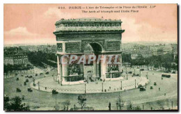 CPA Paris L&#39Arc De Triomphe Et La Place De L&#39Etoile  - Arc De Triomphe