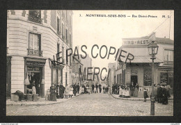 93 - MONTREUIL  SOUS BOIS - Rue Désiré-Préaux (peu Courante) - Montreuil