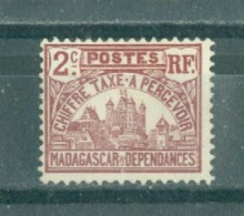 MADAGASCAR - TIMBRES-TAXE N°8 SANS GOMME. - Strafport