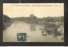 95 - GOURNAY - Les Bords De La Marne - Vue Prise Du Pont De GOURNAY - 1910 (peu Courante) - Autres & Non Classés