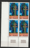 N° 1941 5ème Anniveraire Du  Téguins: Bourgogne: Beau Bloc De 4 Timbres Neuf Impeccble, Beaux Timbres Neuf Impréccable - Ongebruikt