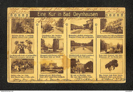 ALLEMAGNE - BAD OEYNHAUSEN - Eine Kur In Bad Oeynhausen - Multivues (12 Miniatures)- 1911 - Bad Oeynhausen