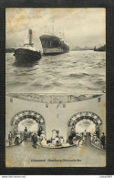 ALLEMAGNE - HAMBURG - Elbtunnel Hamburg-Steinwarder - 1912 - 2 Vues - Altri & Non Classificati