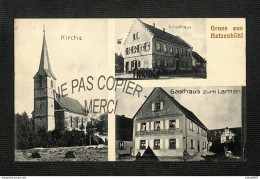 ALLEMAGNE - HATZENBUHL - Grüss Aus  ... - 3 Vues - 1919 - (peu Courante) - Other & Unclassified