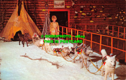 R529272 Luxton Museum. Banff. Canada. Woodland Cree Dog Team And Carriole. Glenb - Wereld