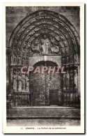 CPA Angers Le Portail De La Cathedrale - Angers