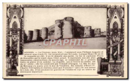CPA Angers Le Chateau Commence Sous Philippe Auguste Et Acheve Sous Louis Fut  - Angers