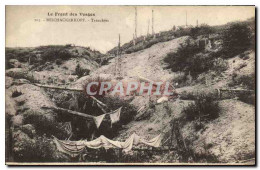 CPA Le Front Des Vosees Reichckerkopf Tranchees Militaria - War 1914-18
