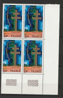 N° 1941 5ème Anniveraire Du  Téguins: Bourgogne: Beau Bloc De 4 Timbres Neuf Impeccble, Beaux Timbres Neuf Impréccable - Unused Stamps