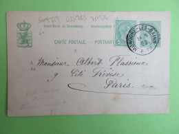 Luxembourg - Entier Postal - 1903 - Ganzsachen