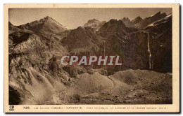CPA Les Hautes Pyrenees Gavarnie Fond Du Cinque Le Marbore Et Sa Grande Cascade - Gavarnie