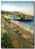 CPA Nice La Promenade Des Anglais Et Le Casino De La Jetee - Other & Unclassified