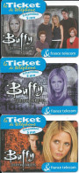 Ticket Téléphone * 3 - Buffy Contre Les Vampires - Voir Description Avant Enchère - Zonder Classificatie