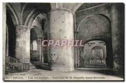CPA Arles Les Alyscamps Interieur De La Chapelle Saint Honovat - Arles
