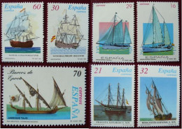 Espagne Yv. 2905/2906 - 2998/2999 - 3055/3056 & 3116 Neufs ** (MNH) - Bateaux - Voiliers - Bateaux