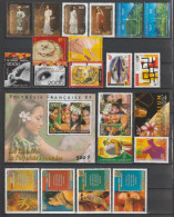 POLYNESIE - 2000 - LIVRAISON GRATUITE - ANNEE COMPLETE AVEC BLOC ** MNH - - Années Complètes