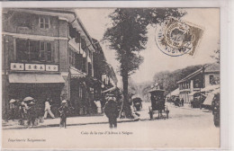 CPA-COIN DE LA RUE à SAIGON-MAGASINS-VOITURES ANCIENNES - Madagascar