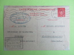 France - Entier Postal - Carte Postale Commerciale - Pétain 1941 - Postales Tipos Y (antes De 1995)