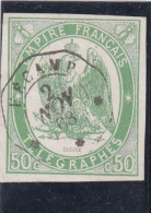 FRANCE - TIMBRE TELEGRAPHE - 1868 - N°2 - 50 C VERT - OBLITERE - Telegramas Y Teléfonos