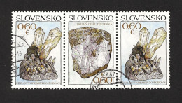 Slovakia Slowakei 2013 ⊙ Mi 718-719 Sc 672ab Yv 625-626 Minerals. Precious Opal, Sceptre Quartz. - Usati