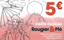 Carte Cadeau - Rougier & Plé  - Voir Description -  GIFT CARD /GESCHENKKARTE - Tarjetas De Regalo