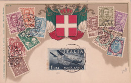 1949 Cartolina Con Annullo Speciale XXII CONGRESSO FILATELICO DI LUCCA - 1961-70: Marcophilie