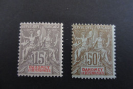 DAHOMEY N°3/5 NEUF* TTB COTE 40 EUROS VOIR SCANS - Nuevos