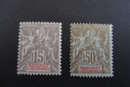 DAHOMEY N°3/5 NEUF* TTB COTE 40 EUROS VOIR SCANS - Unused Stamps