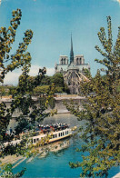 Navigation Sailing Vessels & Boats Themed Postcard Paris Notre Dame Pleasure Cruise - Sailing Vessels