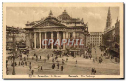 CPA Brusselles La Bourse Brussels The Exchange  - Monuments
