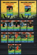 Guyana 2011 Football Soccer World Cup, Set Of 12 + 2 S/s MNH - 2010 – Südafrika