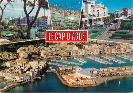 Navigation Sailing Vessels & Boats Themed Postcard Ca D'Agde Harbour - Zeilboten