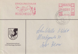 Motiv Brief  "Gemeindeverwaltung Rüschegg-Gambach"  (Erholungsraum Rüschegg)      1995 - Storia Postale