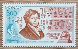 Monaco - YT N°1740 - Jean François Champollion - 1990 - Neuf - Unused Stamps