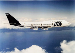 Boeing 747-400 - UTA -  +/- 180 X 130 Mm. - Photo Presse Originale - Aviation