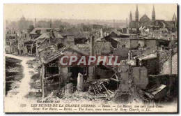CPA Les Ruines De La Grande Guerre Reims Les Ruines Vue Vers Saint Remy Militaria  - Reims