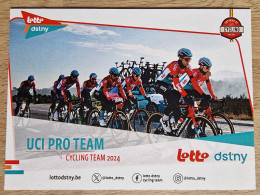 Card Team Lotto Dstny - 2024 - Belgium - Cycling - Cyclisme - Ciclismo - Wielrennen - Wielrennen