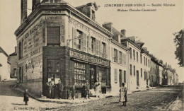 1840 -  JONCHERY Sur VESLE : SOCIETE REMOISE - MAISON DOUCHE - CANNESSON (disparue ?)-- Circulée En 1915 - Jonchery-sur-Vesle