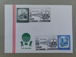 Österreich Pro Juventute - Mit Sonderstempel 22. 9. 1983 Attnag-Puchheim, Briefmarken Werbeschau (Nr.1092) - Altri & Non Classificati