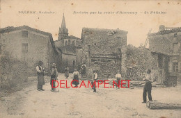 07 // PREAUX   Arrivée Par La Route D'Annonay  St Félicien   ** - Autres & Non Classés