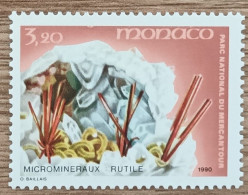 Monaco - YT N°1732 - Microminéraux Du Parc Du Mercantour - 1990 - Neuf - Unused Stamps