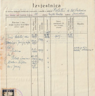 CROATIA  --  NDH  - NEZAVISNA DRZAVA HRVATSKA - TAX STAMP  -  VELIKA. RAKOVICA  --   BILJEG KATOLICKE CRKVE  - 10 KN - Historical Documents