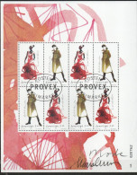 Martin Mörck.Sweden 2007.Swedish Fashion.Souvenir Sheet. Michel 2601,2607.Cyl I+Control Number. PROVEX. MNH. Signed. - Blocchi & Foglietti