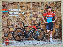 Card Jasper De Buyst - Team Lotto Dstny - 2024 - Belgium - Cycling - Cyclisme - Ciclismo - Wielrennen - Radsport